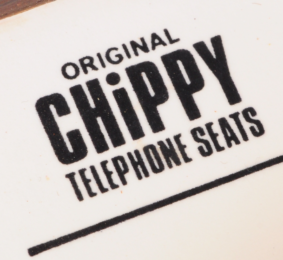 CHIPPY - MID CENTURY TEAK TELEPHONE TABLE & STOOL - Image 4 of 6