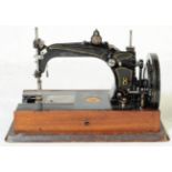 1870S WHEELER & WILSON BOXED SEWING MACHINE NUMBER EIGHT