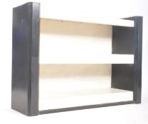 MID 20TH CENTURY 1940S ART DECO METAIL PAINTED SHELF UNIT