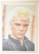 VINTAGE 1980s BILLY IDOL MUSIC SHOP POSTER