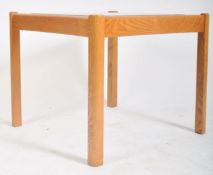 ERCOL - VINTAGE BEECH AND ELM COFFEE TABLE