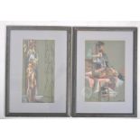 JANICE WALTON - PAIR OF 20TH CENTURY PASTEL ON PAPER PAINTINGS