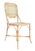 MAPLE & CO - AESTHETIC MOVEMENT BAMBOO & RATTAN CHAIR