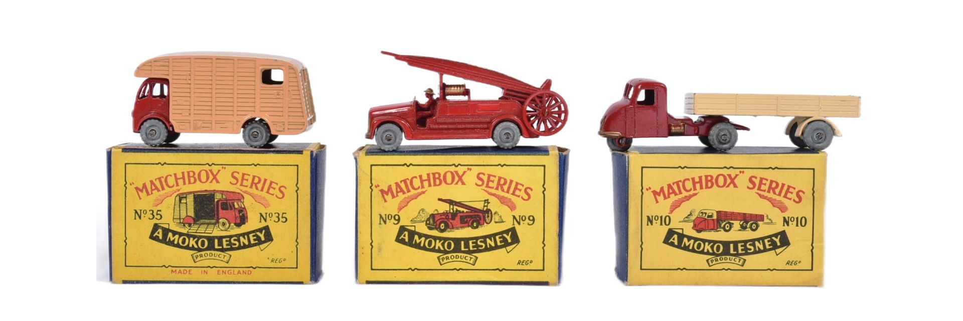 MOKO LESNEY - X3 VINTAGE MATCHBOX DIECAST MODELS