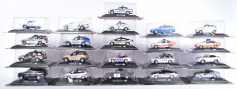 DIECAST - COLLECTION OF 1/43 SCALE DIECAST MODEL POLICE CARS