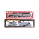 TWO OO GAUGE MODEL RAILWAY TRAINSET STEAM LOCOMOTIVE ENGINES