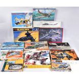 COLLECTION OF VINTAGE PLASTIC MODEL KITS OF AIRCRAFT AVIATION INTEREST