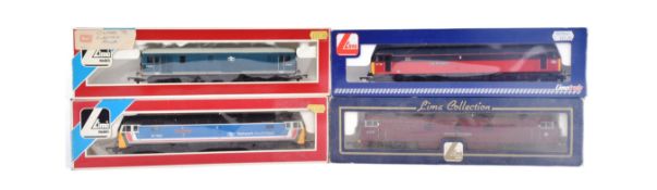 A COLLECTION OF FOUR LIMA OO GAUGE MODEL RAILWAY DIESEL LOCOMOTIVES