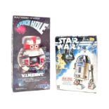 TWO VINTAGE MODEL KITS OF STAR WARS AND THE BLACK HOLE INTEREST