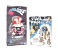 TWO VINTAGE MODEL KITS OF STAR WARS AND THE BLACK HOLE INTEREST
