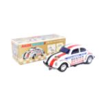 TINPLATE TOYS - VINTAGE JAPANESE BATTERY OPERATED VW RACER CAR