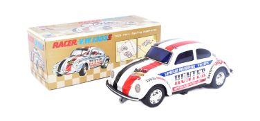 TINPLATE TOYS - VINTAGE JAPANESE BATTERY OPERATED VW RACER CAR