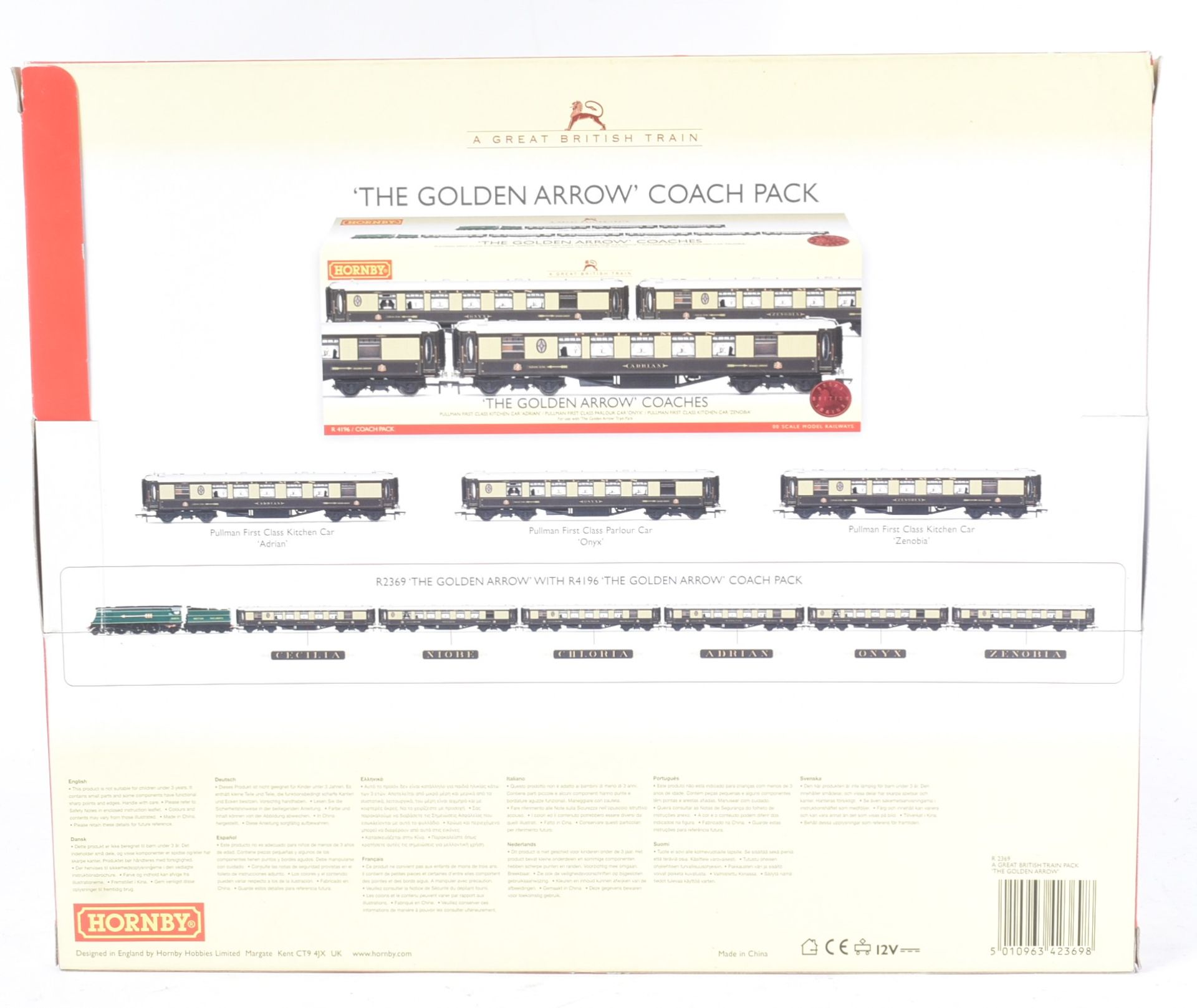 MODEL RAILWAY - HORNBY OO GAUGE GOLDEN ARROW LOCOMOTIVE TRAIN SET - Image 2 of 5