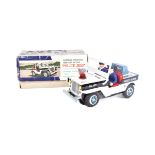TINPLATE TOYS - JAPANESE BATTERY OPERATED POLICE JEEP