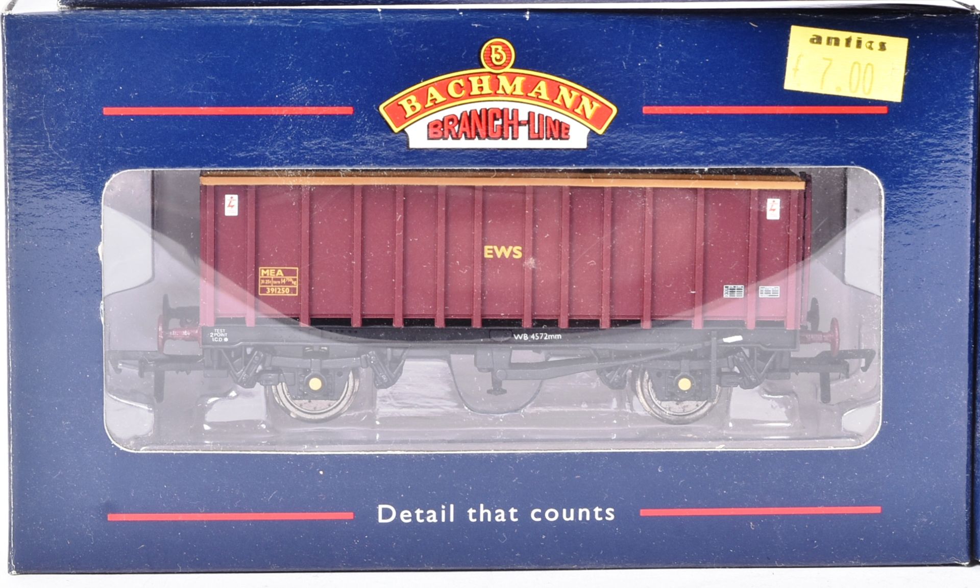 COLLECTION OF VINTAGE BACHMANN BRANCH-LINE OO GAUGE MODEL RAILWAY WAGONS AND BRAKE VANS - Image 4 of 5