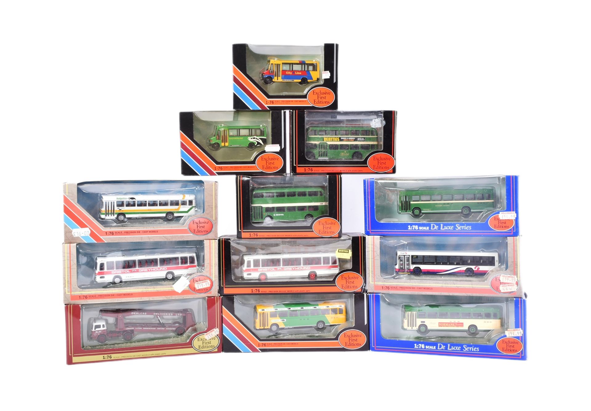 DIECAST - COLLECTION OF EXCLUSIVE FIRST EDITION DIECAST MODEL BUSES