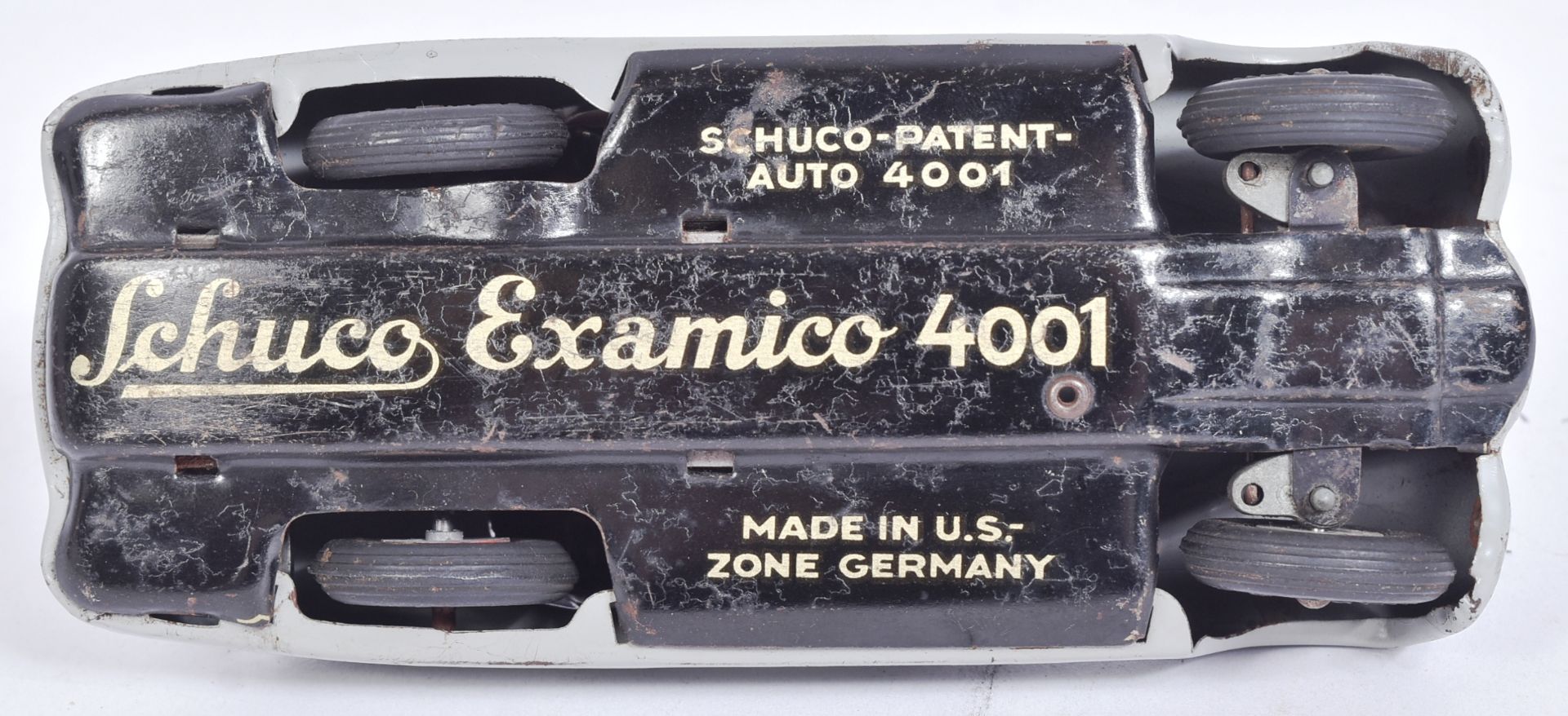 VINTAGE SCHUCO TINPLATE CLOCKWORK MODEL EXAMICO 4001 - Image 5 of 5