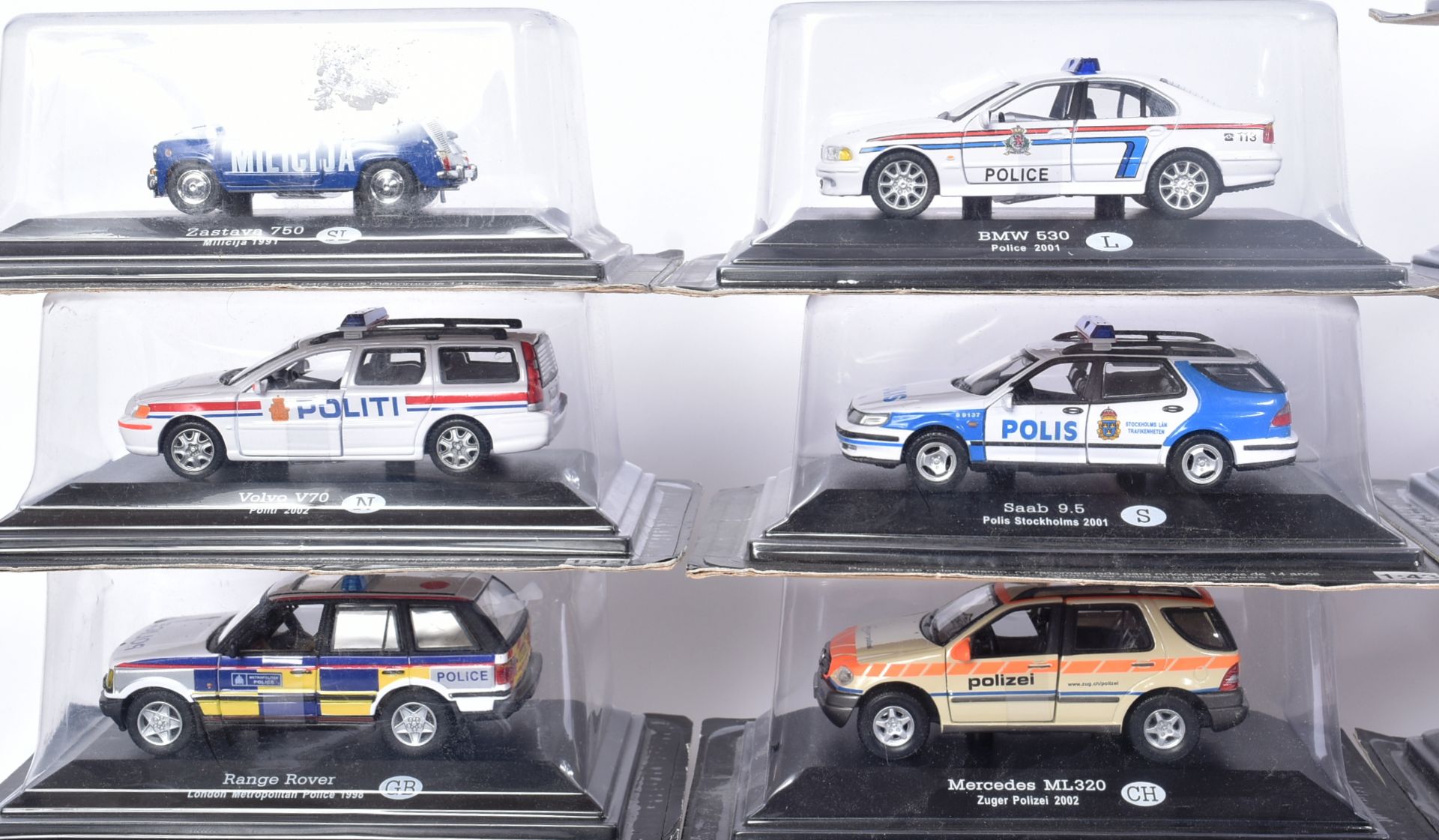 DIECAST - COLLECTION OF 1/43 SCALE DIECAST MODEL POLICE CARS - Image 4 of 5