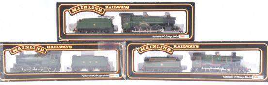 MODEL RAILWAY - X3 PALITOY MAINLINE OO GAUGE STEAM LOCOMOTIVES