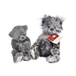 CHARLIE BEARS - TWO ORIGINAL CHARLIE BEARS - CARLO & BAILEY