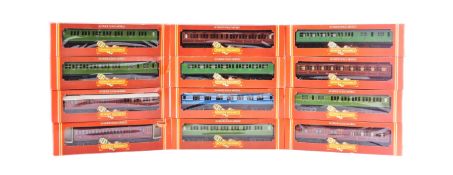 COLLECTION OF ASSORTED HORNBY OO GAUGE MODEL RAILWAY COACHES