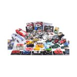 DIECAST - COLLECTION OF ASSORTED DIECAST MODEL BIKES & CARS
