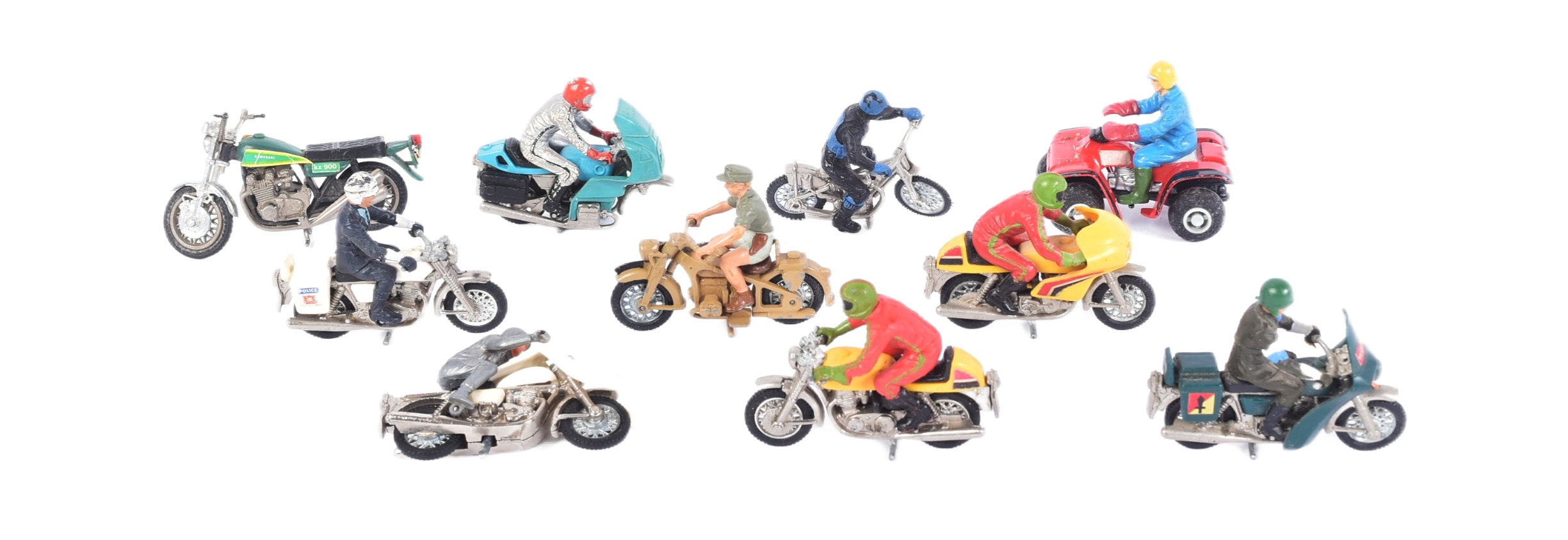COLLECTION OF VINTAGE BRITAINS MOTORCYCLES