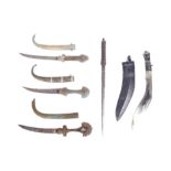 COLLECTION OF X5 ASSORTED ETHNIC DAGGERS