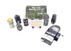 COLLECTION OF INERT GRENADES & DEMOLITION CHARAGES