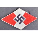 ORIGINAL WWII SECOND WORLD WAR GERMAN HITLER YOUTH CLOTH PATCH