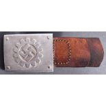 WWII SECOND WORLD WAR GERMAN LABOUR FRONT BELT BUCKLE