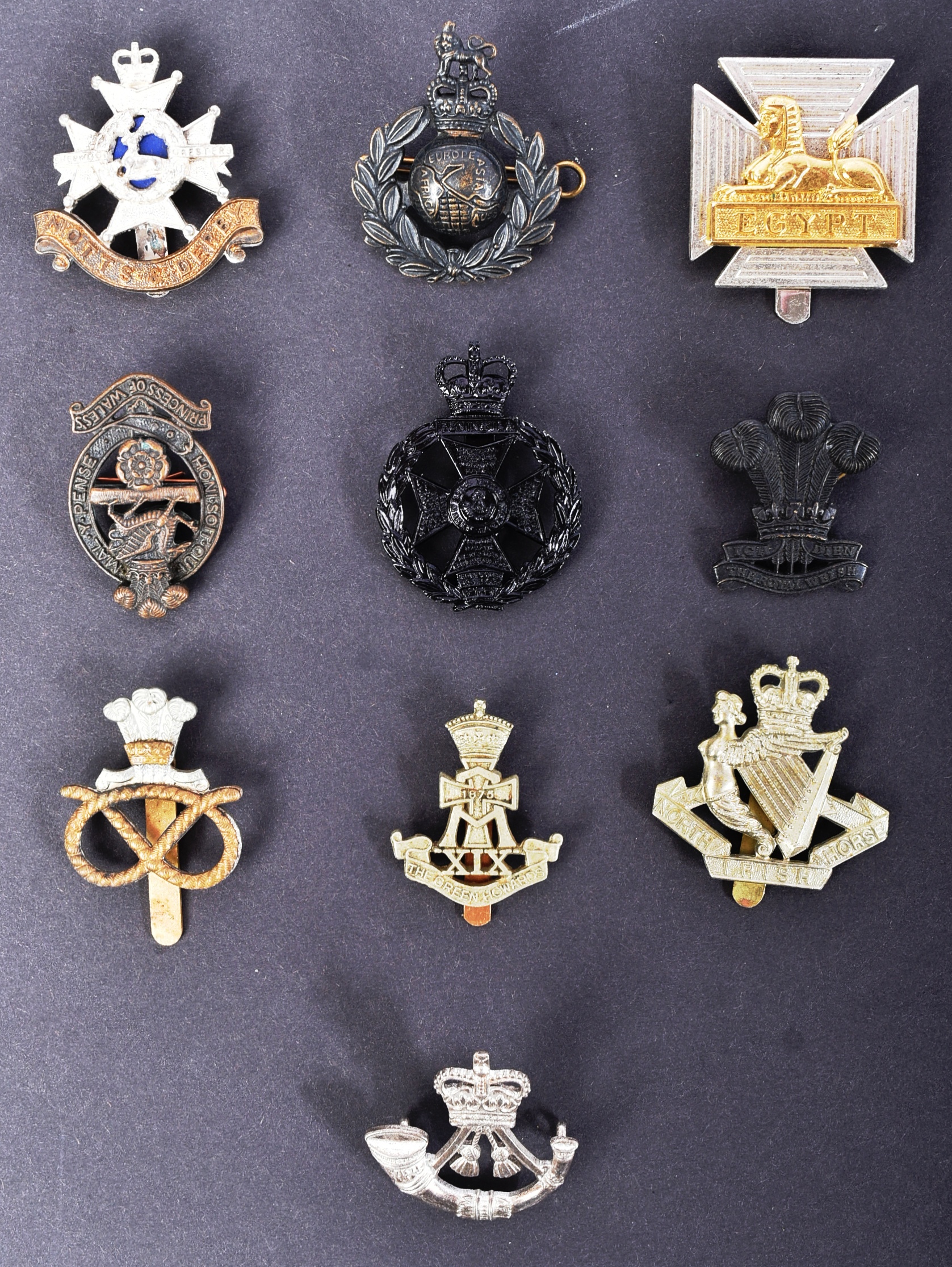 COLLECTION OF POST WAR BRITISH CAP BADGES