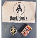 WWII SECOND WORLD WAR GERMAN SA OFFICERS ITEMS