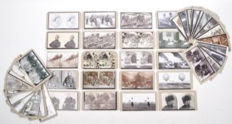 COLLECTION OF SOCIAL HISTORY STEREOSCOPIC STEREOSCOPE CARDS