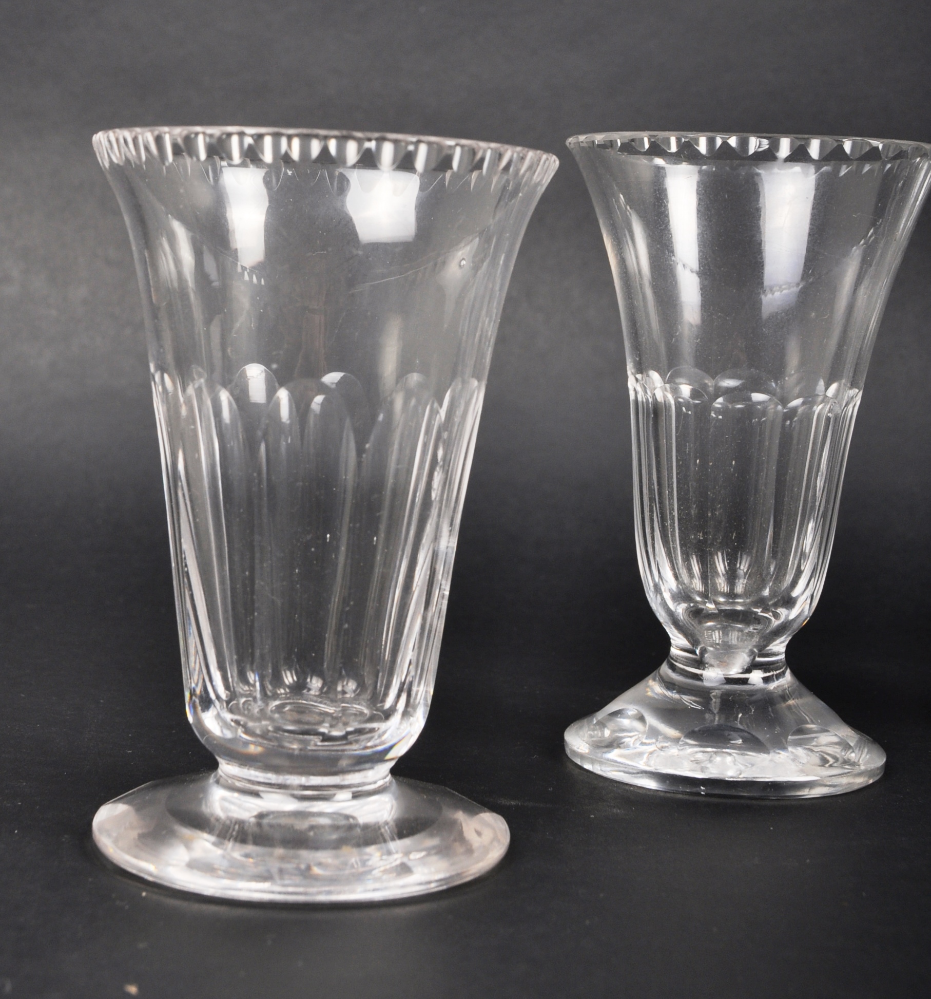 COLLECTION OF REGENCY CRYSTAL HAND CUT JELLY GLASSES - Image 3 of 4