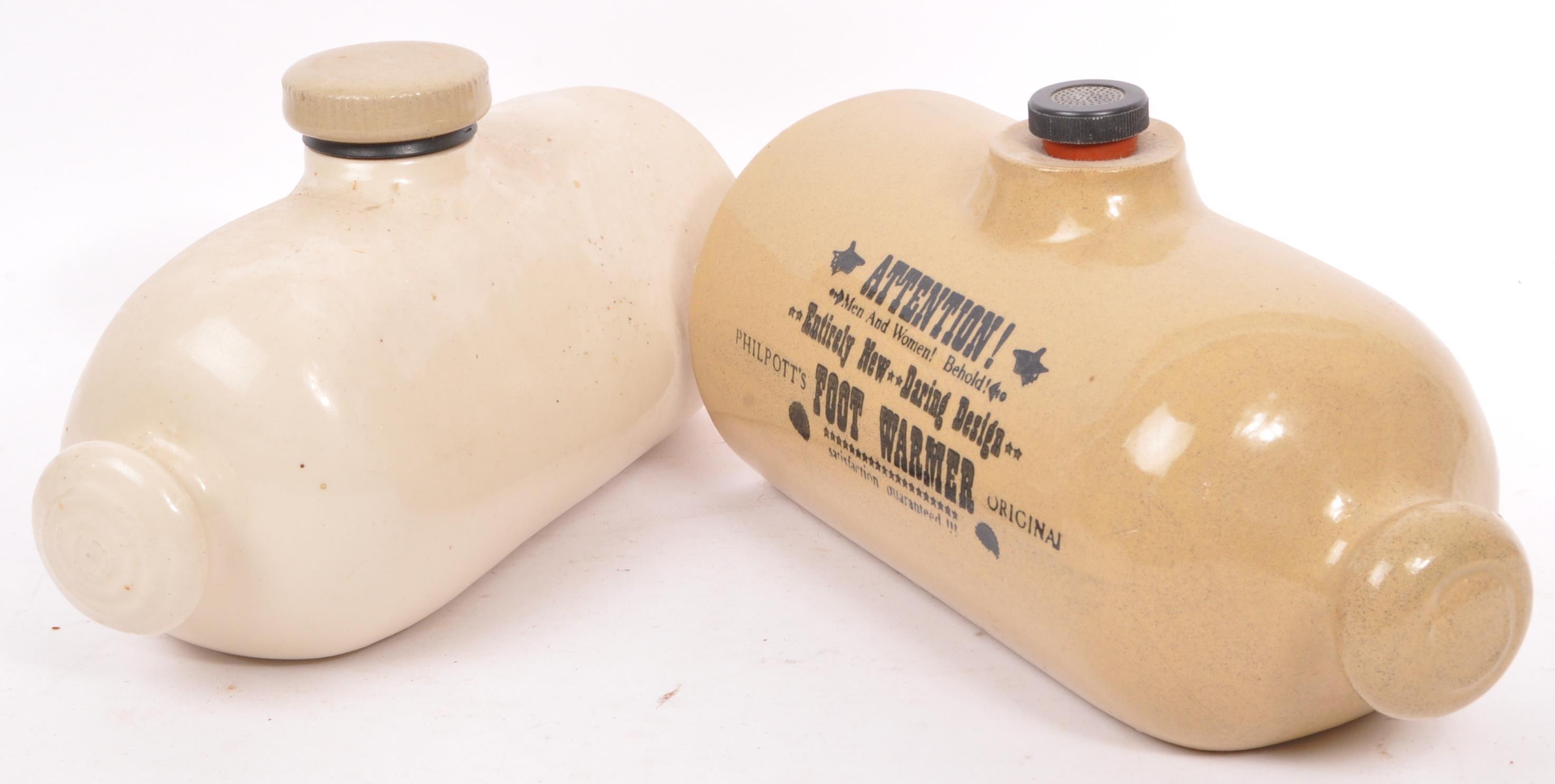 COLLECTION OF 19TH CENTURY STONEWARE HOT WATER BOTTLES - Image 5 of 5