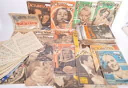 EARLY 20TH CENTURY 1930S MOVIE CINEMATIC MAGAZINES