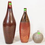 COLLECTION OF THREE DECORATIVE CERAMIC VASES