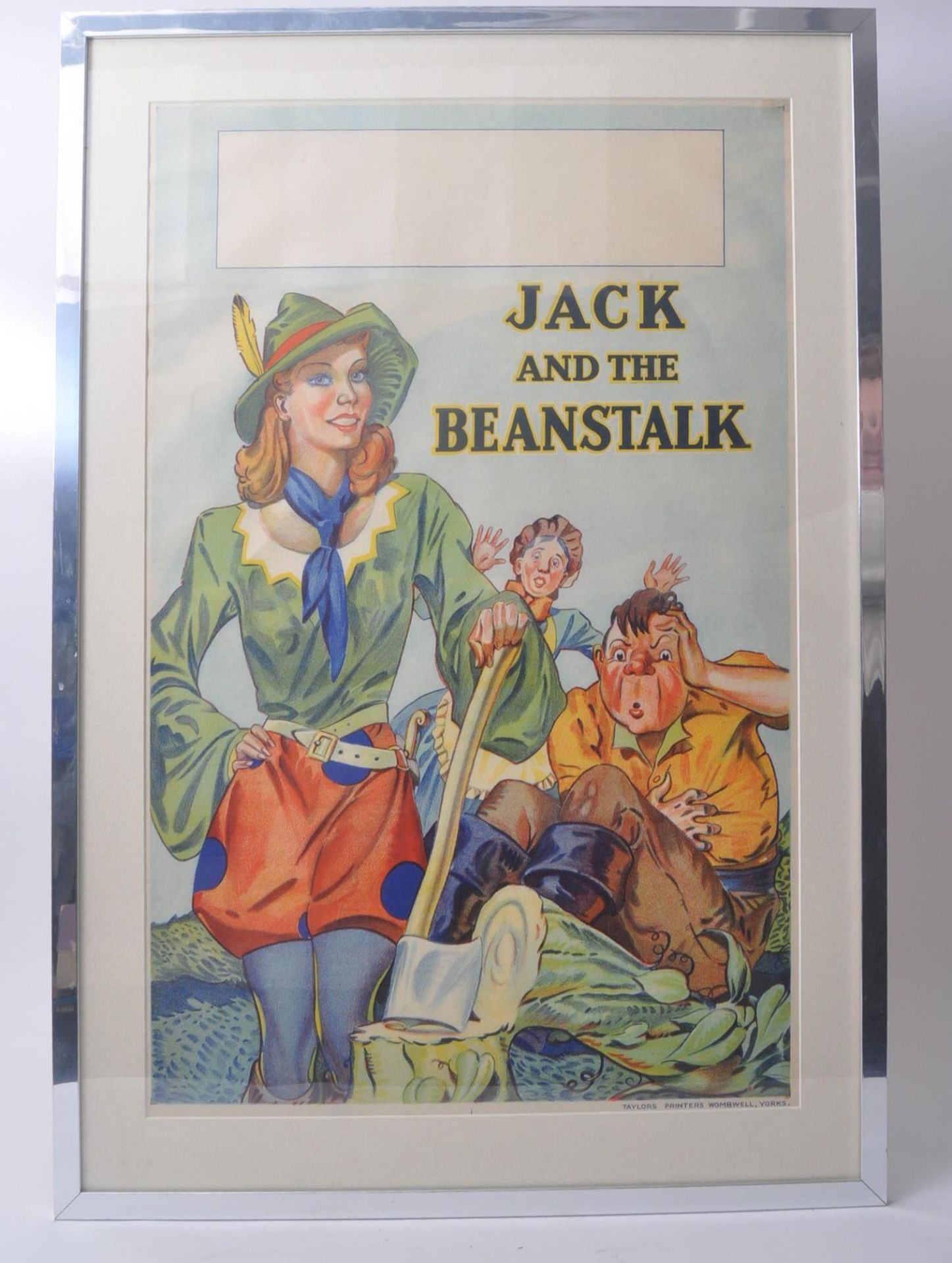 JACK AND THE BEANSTALK - VINTAGE UNTOUCHED THEATER POSTER - Image 2 of 4