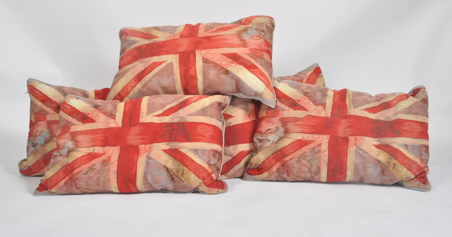 FIVE VIVIENNE WESTWOOD X THE RUG COMPANY UNION JACK CUSHIONS - Image 2 of 8