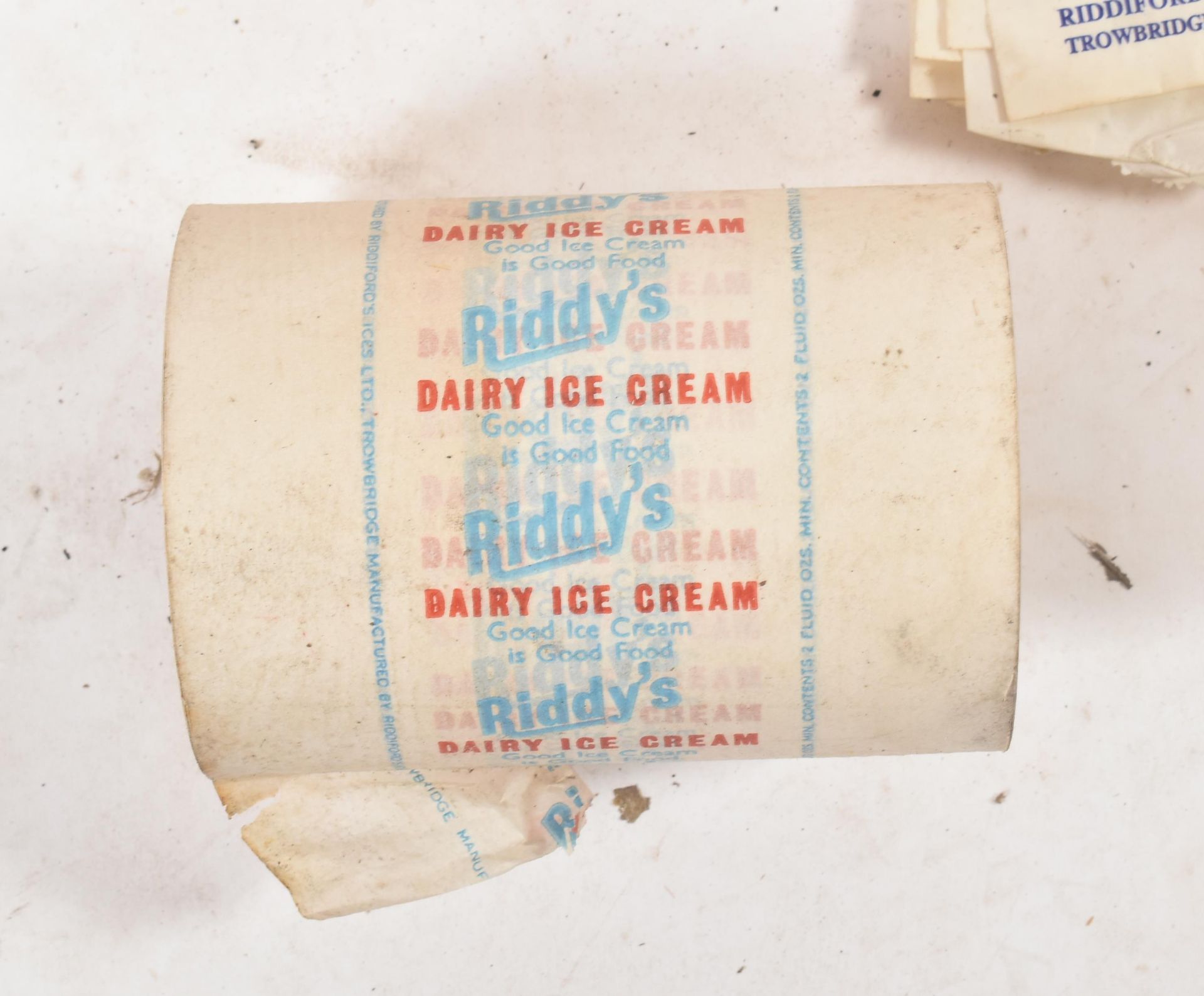RIDDY'S - SELECTION OF VINTAGE ICE CREAM PACKAGING - Bild 7 aus 10