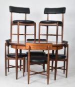 G PLAN - FRESCO RANGE - MID CENTURY DINING TABLE AND CHAIRS