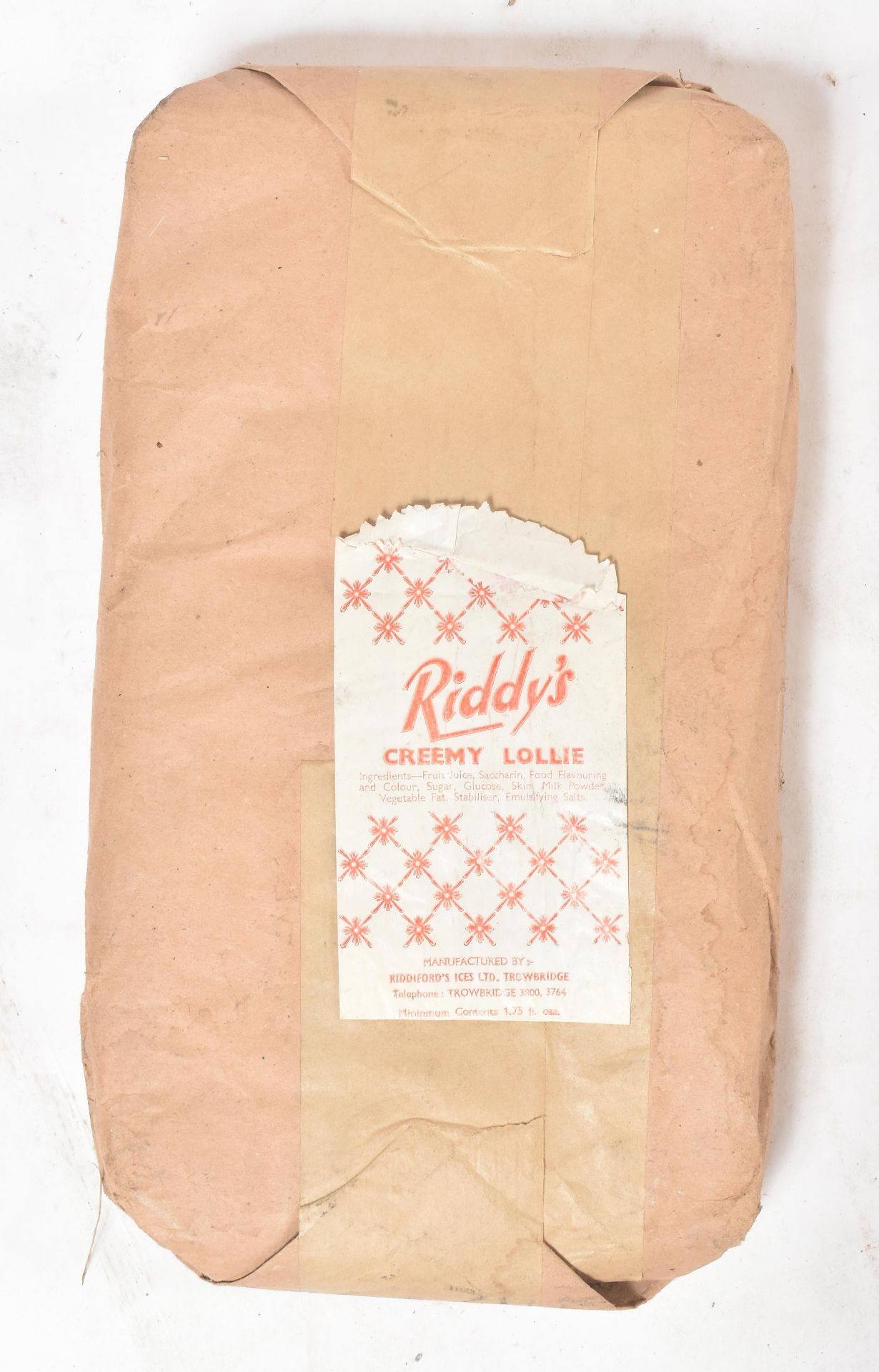 RIDDY'S - SELECTION OF VINTAGE ICE CREAM PACKAGING - Bild 4 aus 10