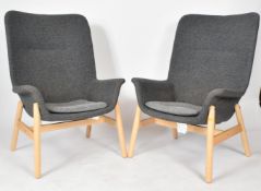 FRANCIS CAYOUETTE X IKEA - VEDBO - PAIR OF HIGH-BACK ARMCHAIRS