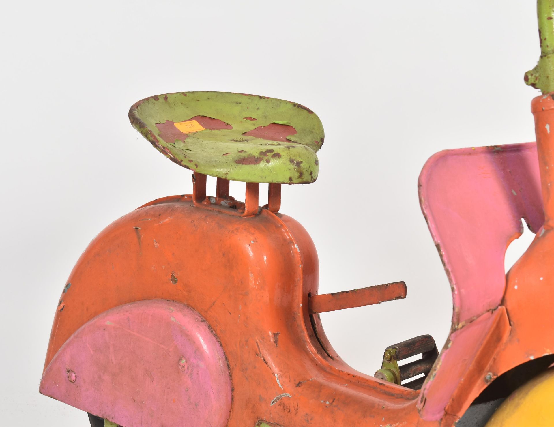 JUVENILE RIDE - MID CENTURY 1950S MOTORBIKE FAIRGROUND RIDE - Image 3 of 6