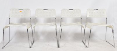 ROBIN DAY FOR HILLE - SET OF FOUR STACKING POLO CHAIRS