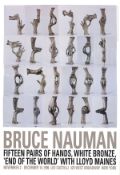 BRUCE NAUMAN - FIFTEEN PAIRS OF HANDS - LITHOGRAPH POSTER