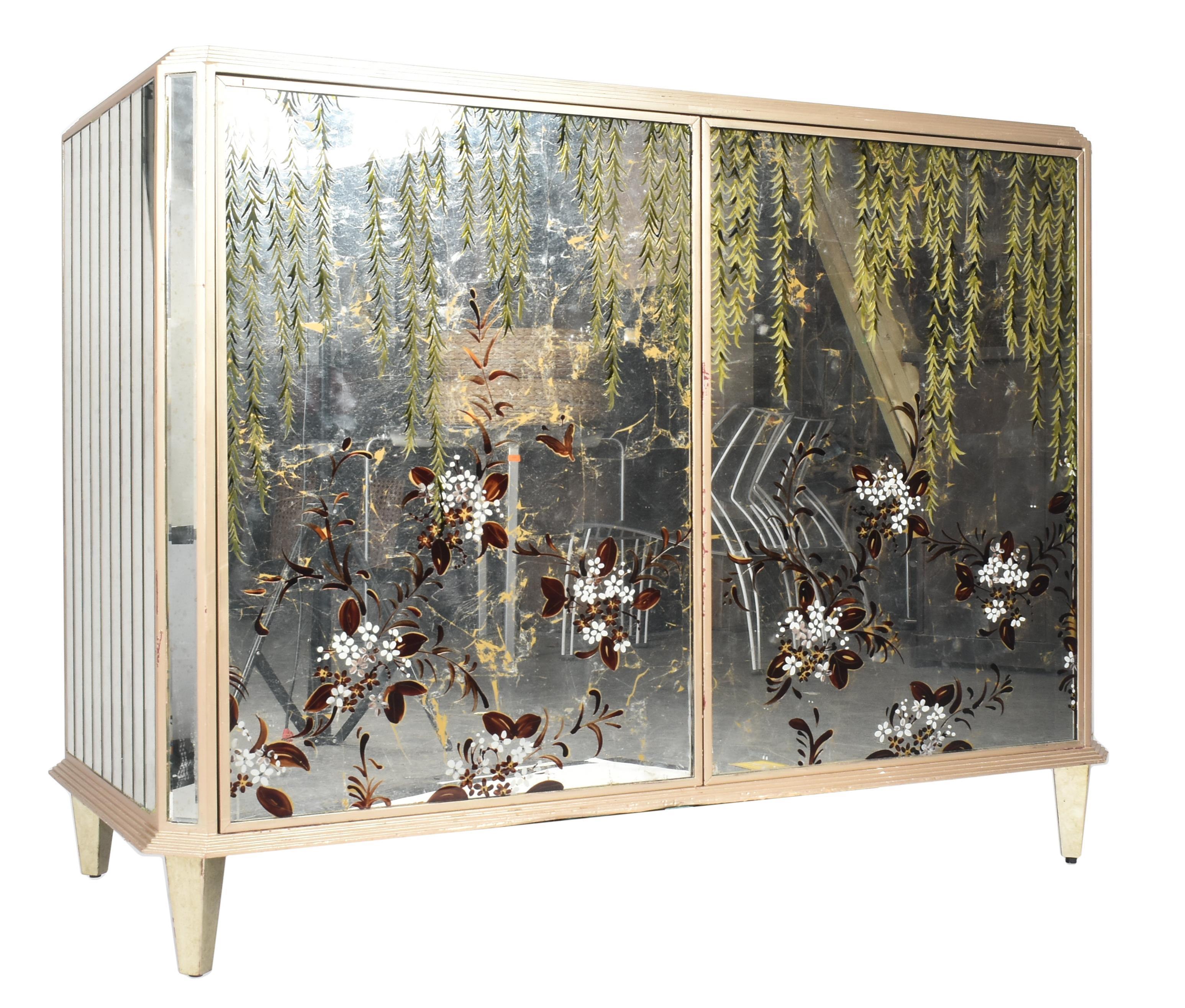 CONTEMPORARY MIRRORED SIDEBOARD FROM THE DORCHESTER