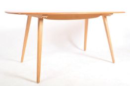 ERCOL - RETRO MID CENTURY GOLDEN BEECH AND ELM DINING TABLE