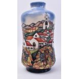 MOORCROFT POTTERY - ANDALUSIA - 1998 B. A. WILKES VASE